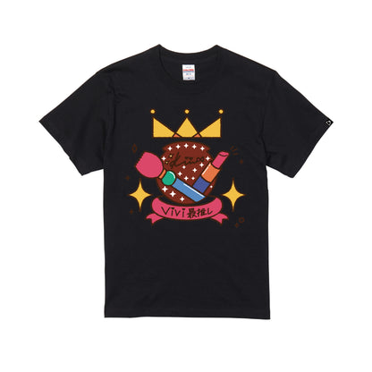 タレントプロデュースTシャツ(綺々羅々ヴィヴィ) black image