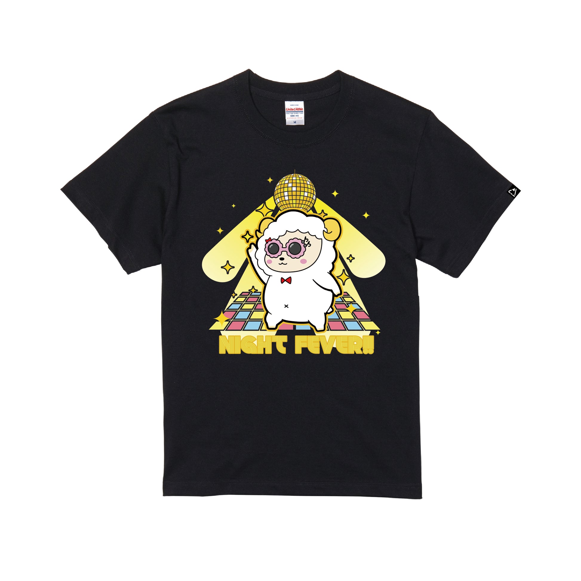 タレントプロデュースTシャツ(角巻わため) black image