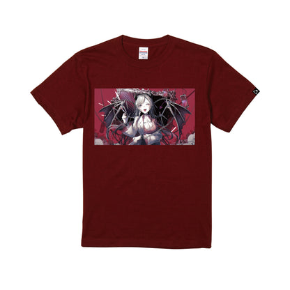 タレントプロデュースTシャツ(癒月ちょこ) burgundy image