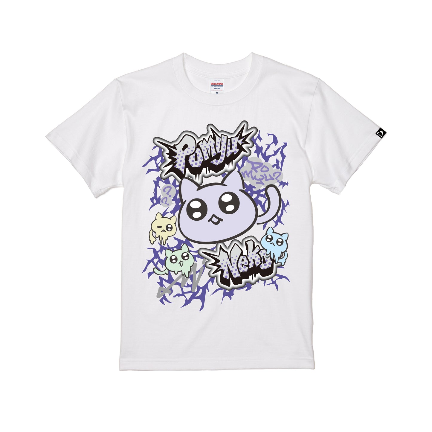 タレントプロデュースTシャツ(猫又おかゆ) white image