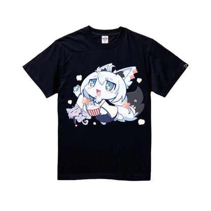 タレントプロデュースTシャツ(白上フブキ A) dark-navy image