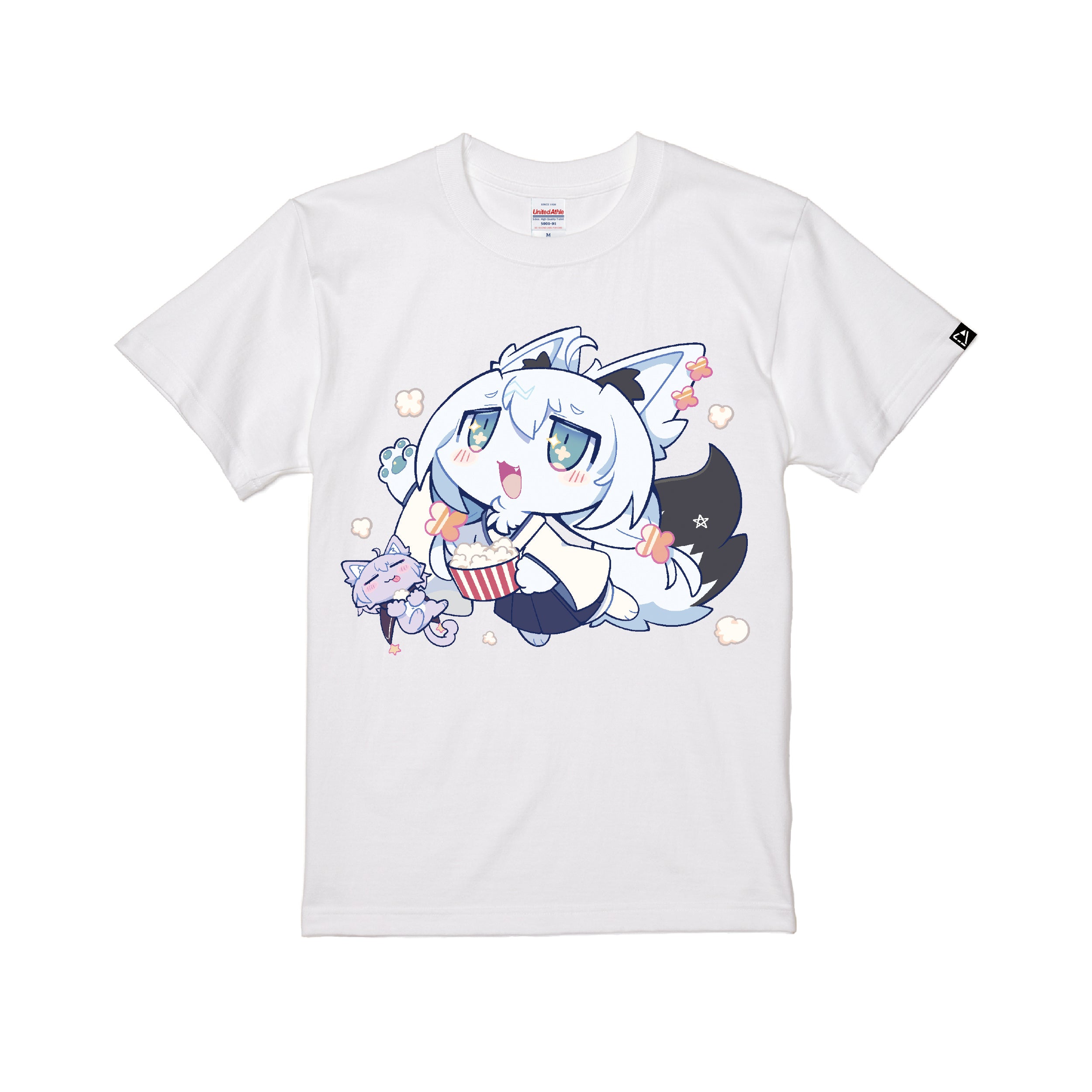 タレントプロデュースTシャツ(白上フブキ A) – 「hololive Splash T
