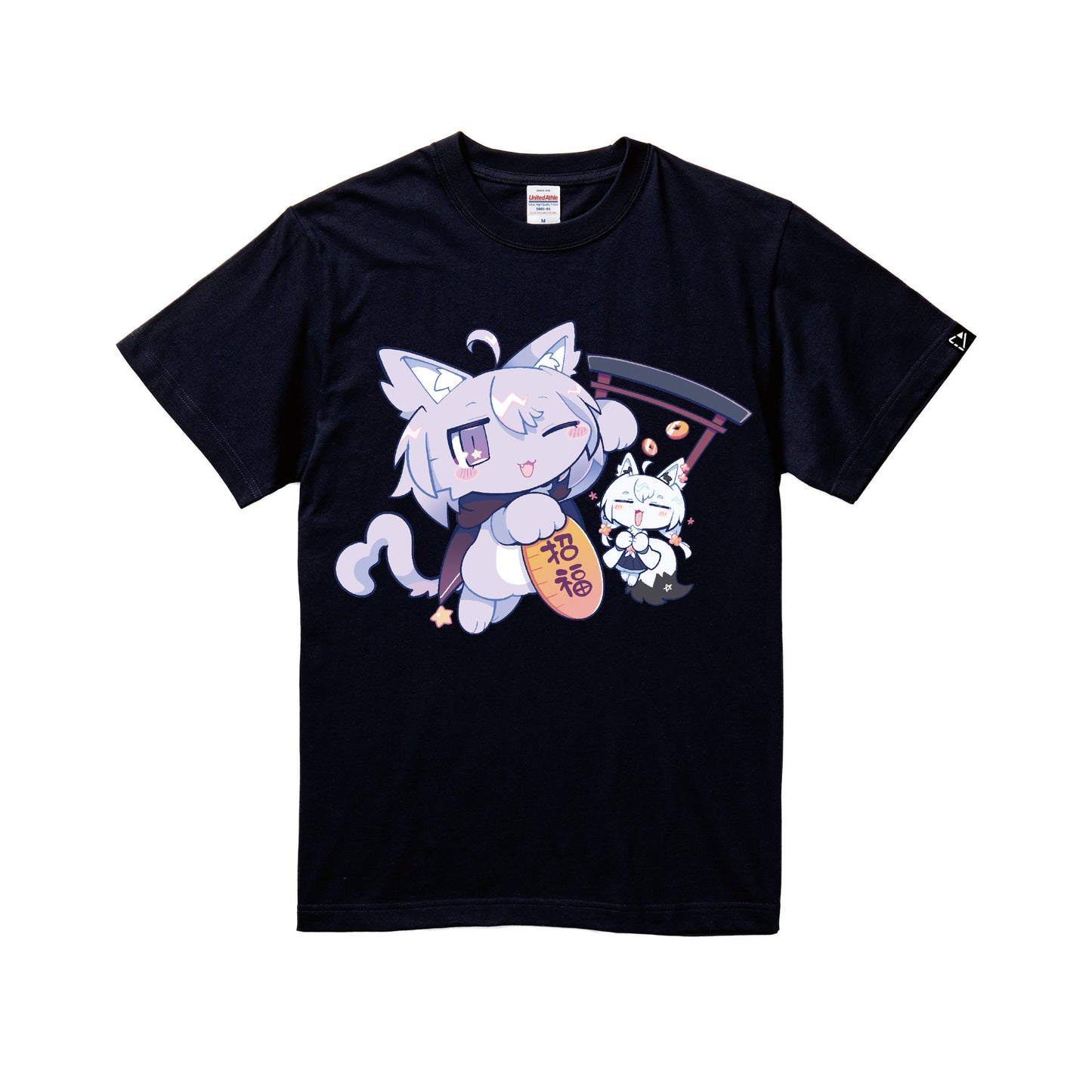 タレントプロデュースTシャツ(白上フブキ B) dark-navy image