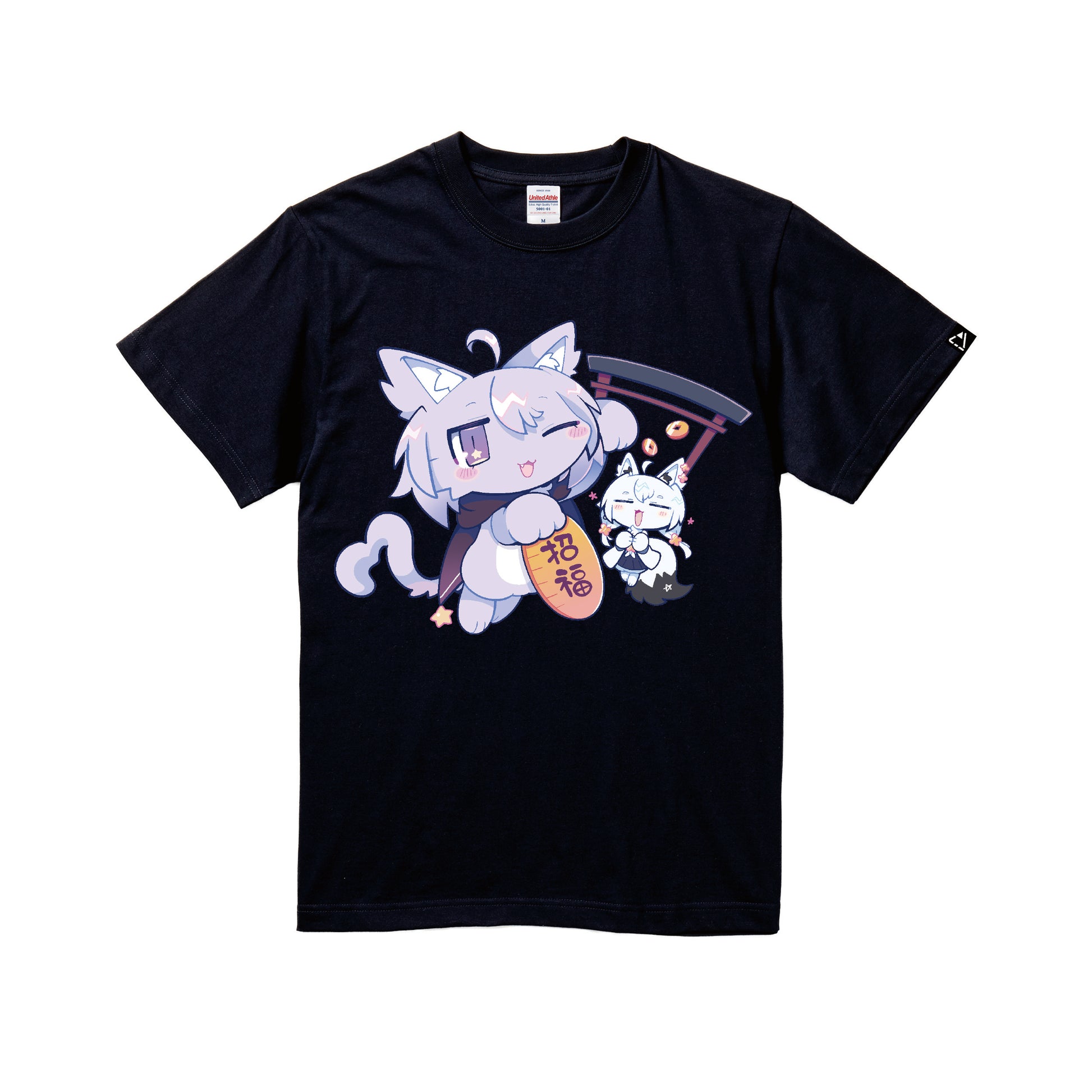 タレントプロデュースTシャツ(白上フブキ B) dark-navy image