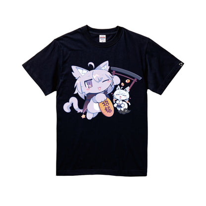 タレントプロデュースTシャツ(白上フブキ B) dark-navy image