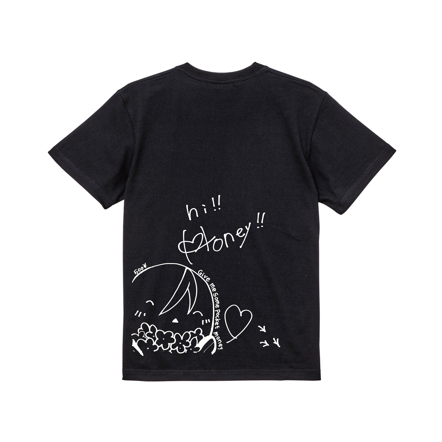 タレントプロデュースTシャツ(不知火フレア) black image