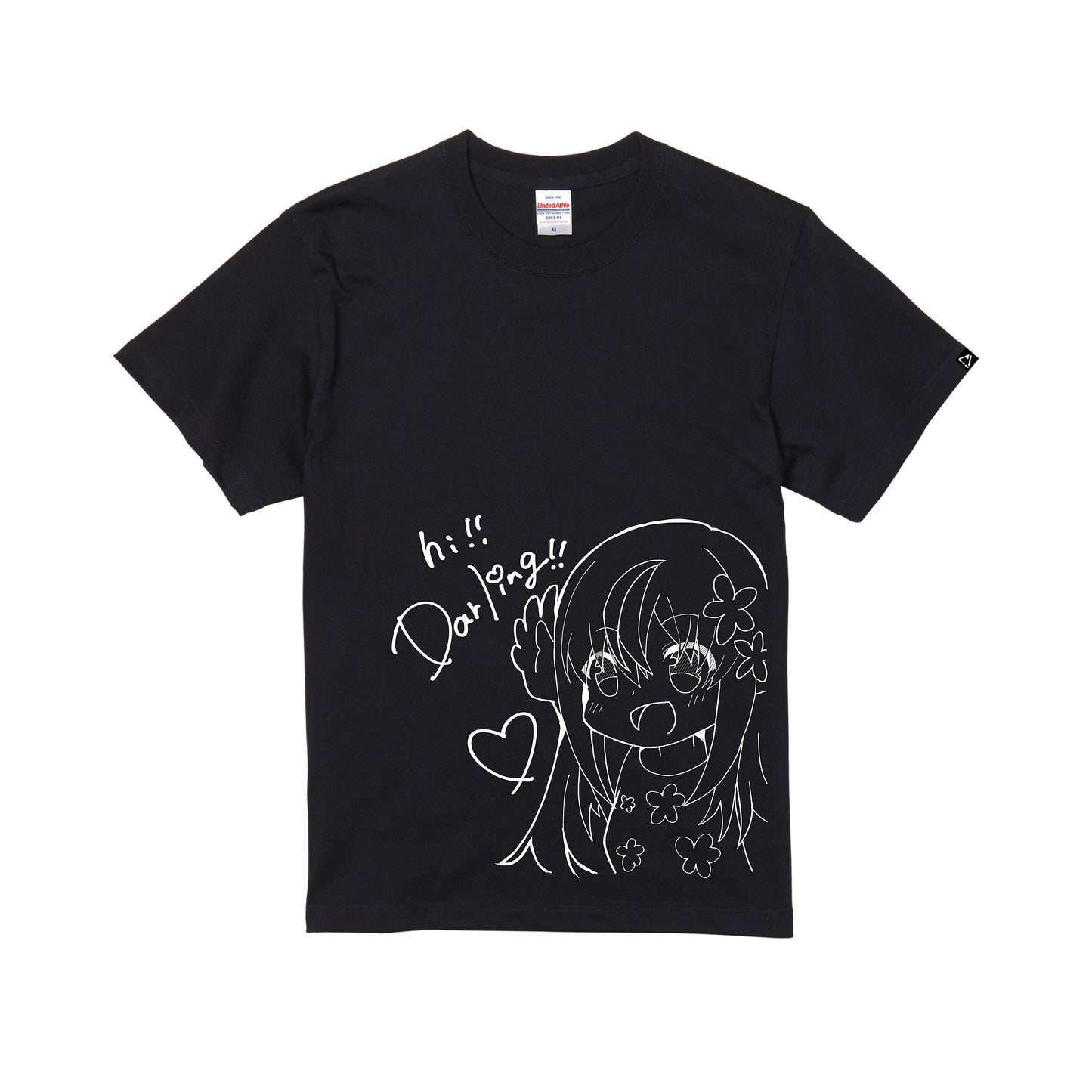 タレントプロデュースTシャツ(不知火フレア) black image