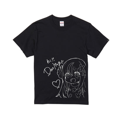 タレントプロデュースTシャツ(不知火フレア) black image