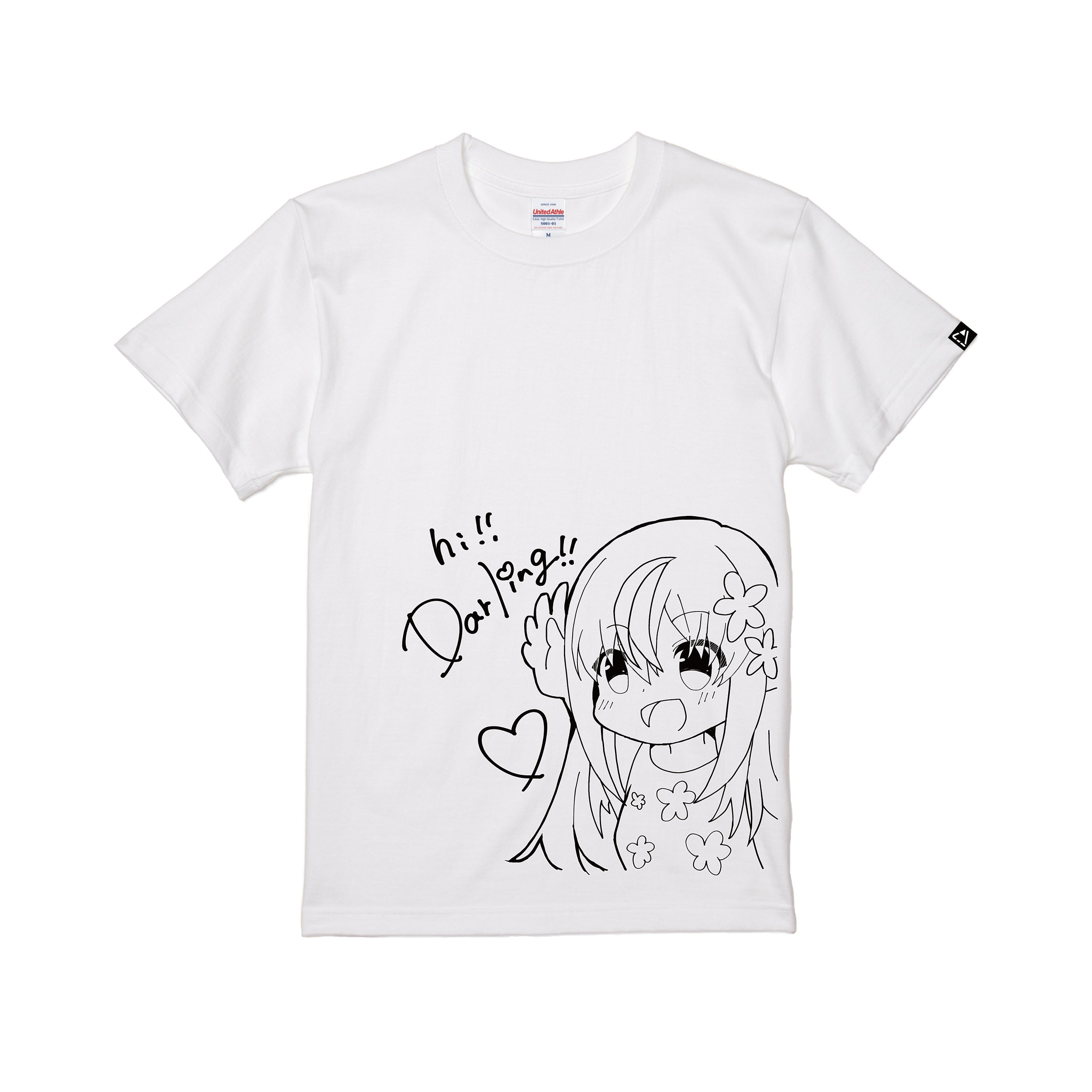 タレントプロデュースTシャツ(不知火フレア) – 「hololive Splash T