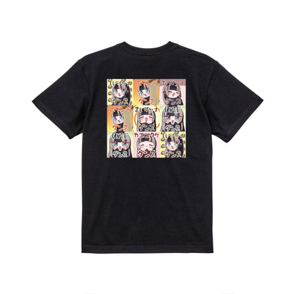 タレントプロデュースTシャツ(儒烏風亭らでん) black image