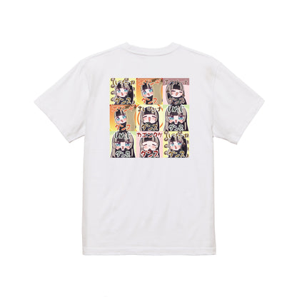 タレントプロデュースTシャツ(儒烏風亭らでん) white image