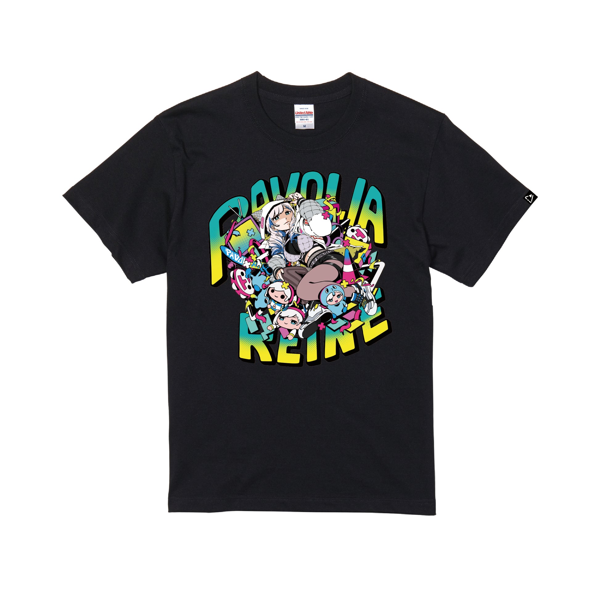 タレントプロデュースTシャツ(パヴォリア・レイネ) black image