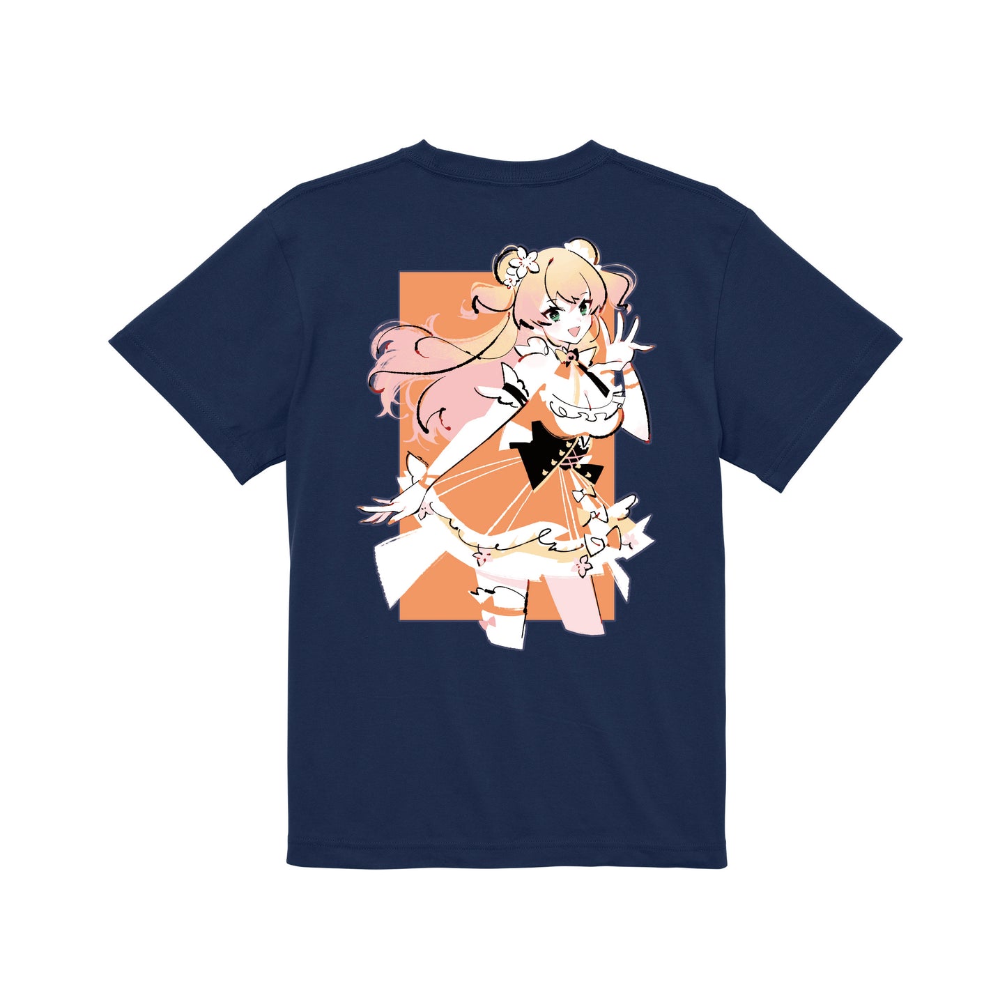 クリエイタープロデュースTシャツ(まのでまりな) indigo image