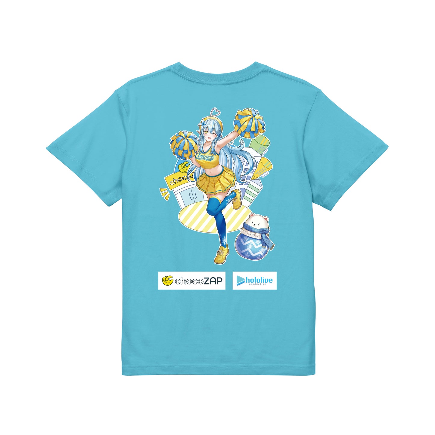 コラボレーションTシャツ(chocoZAP) aqua-blue image