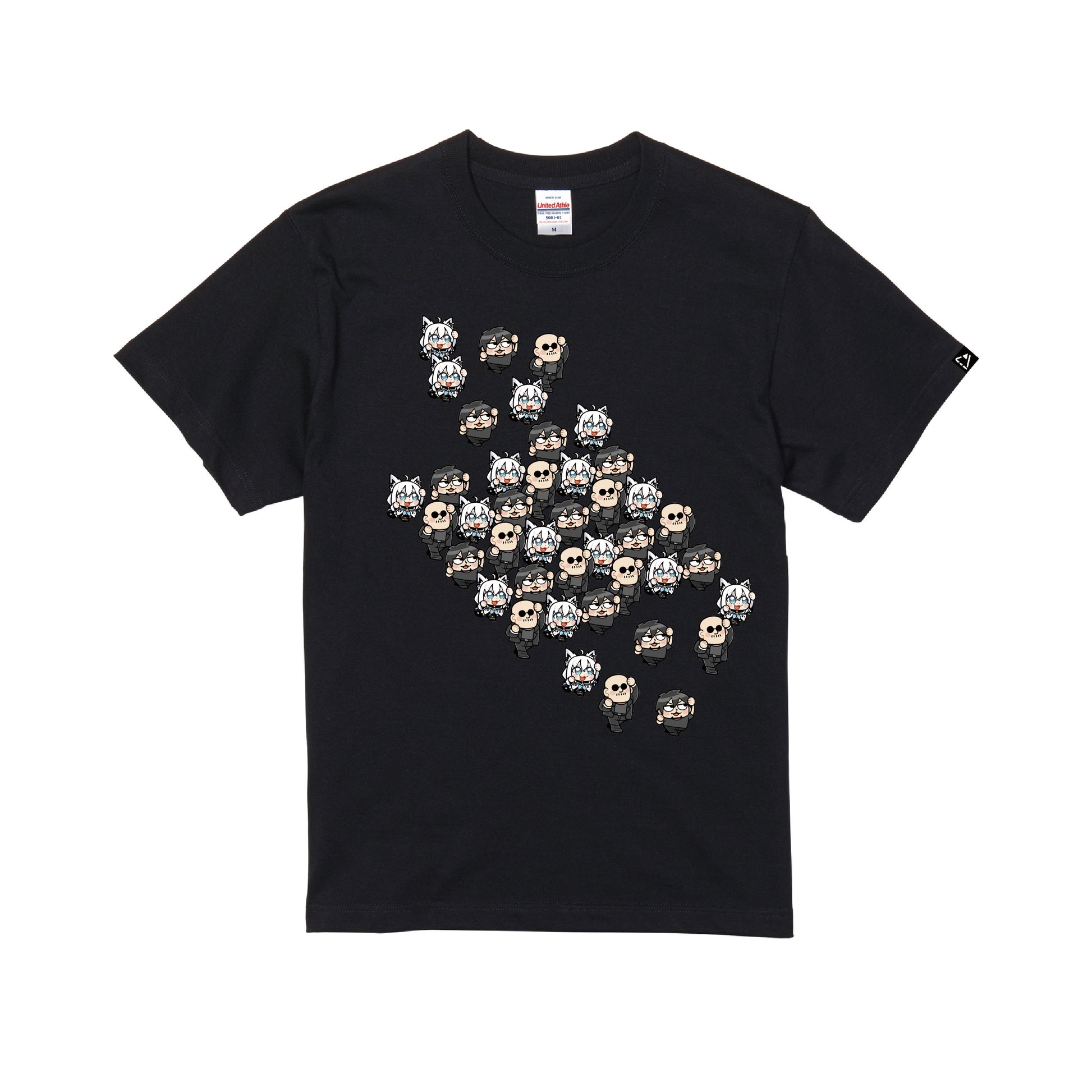 コラボレーションTシャツ(わしゃがなTV) black image