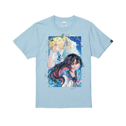 クリエイタープロデュースTシャツ(萩森じあ) light-blue image